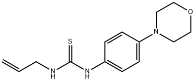 1-allyl-3-(4-Morpholinophenyl)thiourea Struktur