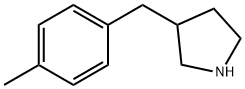 3-(4-methylbenzyl)pyrrolidine Struktur