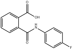 2-[(4-FLUOROPHENYL)CARBAMOYL]-BENZOIC ACID Struktur