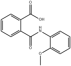 N-(2-Methoxy-phenyl)-phthalaMic acid Struktur