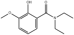 N,N-diethyl-2-hydroxy-3-methoxybenzamide Struktur