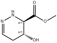 3-Pyridazinecarboxylicacid,2,3,4,5-tetrahydro-4-hydroxy-,methylester,trans-(9CI) Struktur