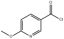 3-Pyridinecarbonyl chloride, 6-methoxy- (9CI) Struktur