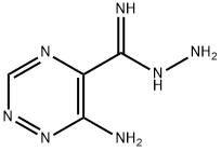 as-Triazine-5-carboxamide,  6-amino-,  hydrazone  (8CI) Struktur