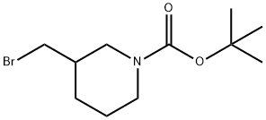 1-BOC-3-BROMOMETHYLPIPERIDINE Structure