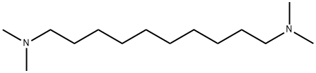 1,10-雙(二甲基氨基)癸烷, 1938-62-1, 結(jié)構(gòu)式