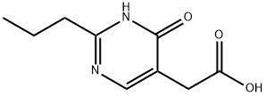 5-Pyrimidineacetic acid, 4-hydroxy-2-propyl- (8CI) Struktur