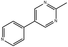 Pyrimidine, 2-methyl-5-(4-pyridinyl)- (9CI) Struktur