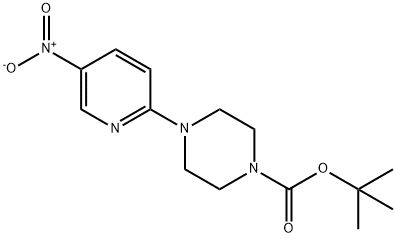 1-BOC-4-(5-NITRO-2-PYRIDYL)PIPERAZINE Struktur