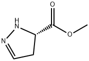 1H-Pyrazole-5-carboxylic acid, 4,5-dihydro-, methyl ester, (S)- (9CI) Struktur