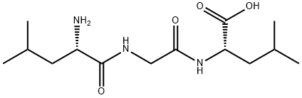 N-(N-L-leucylglycyl)-L-leucine  Struktur