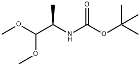 Carbamic acid, (2,2-dimethoxy-1-methylethyl)-, 1,1-dimethylethyl ester, (R)- Struktur