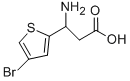 3-AMINO-3-(4-BROMO-THIOPHEN-2-YL)-PROPIONIC ACID Struktur