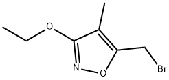 Isoxazole, 5-(bromomethyl)-3-ethoxy-4-methyl- (9CI) Struktur