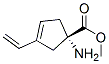 3-Cyclopentene-1-carboxylicacid,1-amino-3-ethenyl-,methylester,(1S)-(9CI) Struktur