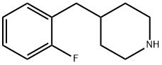 4-(2-fluorobenzyl)piperidine Struktur