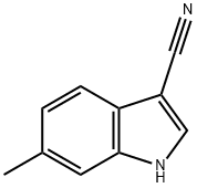 3-CYANO-6-METHYLINDOLE Struktur