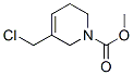 1(2H)-Pyridinecarboxylic  acid,  3-(chloromethyl)-5,6-dihydro-,  methyl  ester Struktur