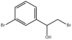 2-Bromo-1-(3-bromophenyl)ethanol Struktur