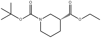 (R)-1-BOC-3-HYDROXYMETHYLPIPERIDINE ETHYL ESTER Struktur