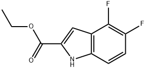 4,5-DIFLUOROINDOLE-2-ETHYLCARBOXYLATE Struktur