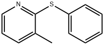 2-phenylthio-3-methylpyridine Struktur