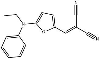 Propanedinitrile,  [[5-(ethylphenylamino)-2-furanyl]methylene]-  (9CI) Struktur