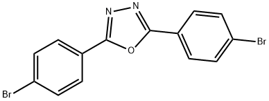 2,5-Bis(4-bromophenyl)-1,3,4-oxadiazole Structure