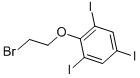 2-(2-bromoethoxy)-1,3,5-triiodobenzene Struktur