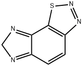 7H-Imidazo[4,5-g]-1,2,3-benzothiadiazole(8CI) Struktur