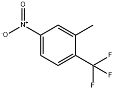 2-METHYL-4-NITROBENZOTRIFLUORIDE Struktur