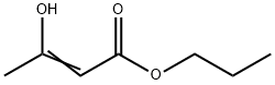 2-Butenoic acid, 3-hydroxy-, propyl ester (9CI) Struktur