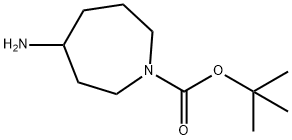 1-Boc-hexahydro-1H-azepin-4-amine Struktur