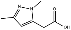 1H-Pyrazole-5-acetic  acid,  1,3-dimethyl- Struktur