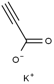 potassium 2-propynoate Struktur