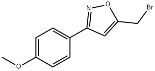 5-(BROMOMETHYL)-3-(4-METHOXYPHENYL)ISOXAZOLE Struktur