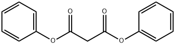 MALONIC ACID DIPHENYL ESTER Struktur