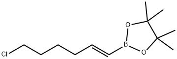 trans-6-Chloro-1-hexen-1-ylboronic acid pinacol ester, 96% Struktur