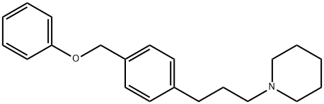 Piperidine, 1-(3-(p-phenoxymethylphenyl)propyl)- Struktur