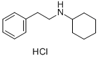 BENZENEETHANAMINE, N-CYCLOHEXYL-, HYDROCHLORIDE Struktur