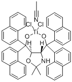 (4R,5R)-(-)-2,2-DIMETHYL-A,A,A',A'-TETRA(1-NAPHTHYL)-1,3-DIOXOLANE-4,5-DIMETHANOLATOTITANIUM(IV) DICHLORIDE ACETONITRILE ADDUCT price.