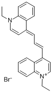 1,1'-DIETHYL-4,4'-QUINOCYANINE BROMIDE Struktur