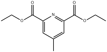 Diethyl 4-methylpyridine-2,6-dicarboxylate Struktur