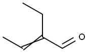 2-ETHYLCROTONALDEHYDE Structure