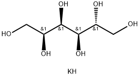 D-sorbitol, potassium salt Struktur