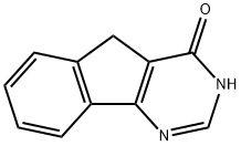 4H-Indeno[1,2-d]pyrimidin-4-one,  1,5-dihydro-  (9CI) Struktur