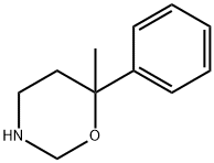 tetrahydro-6-methyl-6-phenyl-2H-1,3-oxazine Struktur