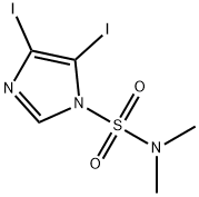 N,N-DIMETHYL 4,5-DIIODO-1H-IMIDAZOLE-1-SULFONAMIDE Struktur