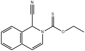 1-Cyano-2(1H)-isoquinolinecarbothioic acid ethyl ester Struktur