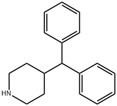 4-(diphenylmethyl)piperidine Struktur